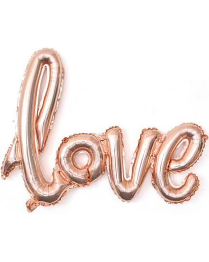Фигура Надпись Love Розовое Золото 104 см